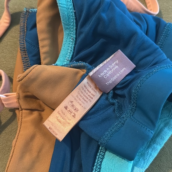 Seea Jalama Bikini Top in Seaglass Size Medium sold by Free People 67 - Picture 8 of 8